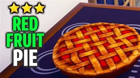 dreamlight valley red fruit pie|Red Fruit Pie